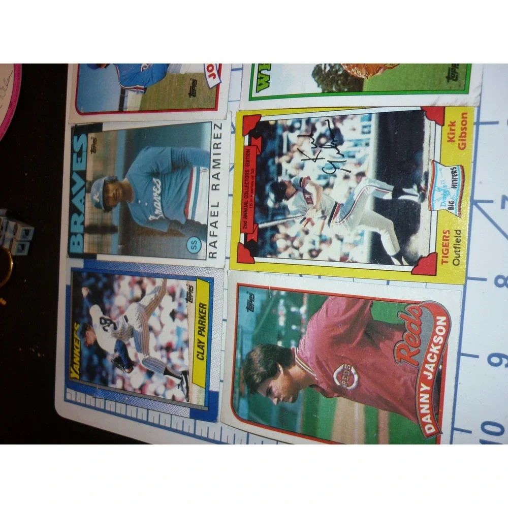 1970s-90s Topps Baseball & Hockey Lot 8 Cards Kirk Gibson Drake's Billy Harris - Picture 4 of 6